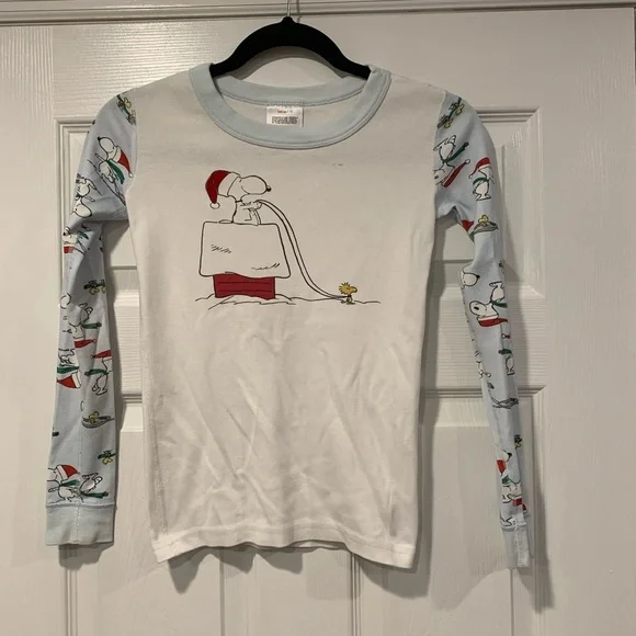 Hanna Andersson X Peanuts Long Sleeve Pajama Top - Picture 1 of 4